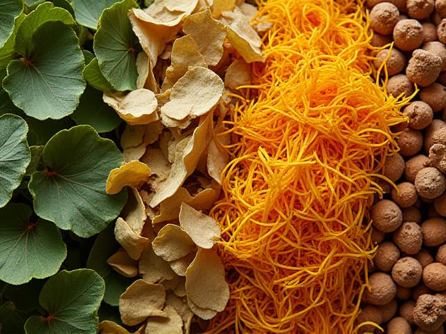 様々なハーブとスパイスのバルク原料